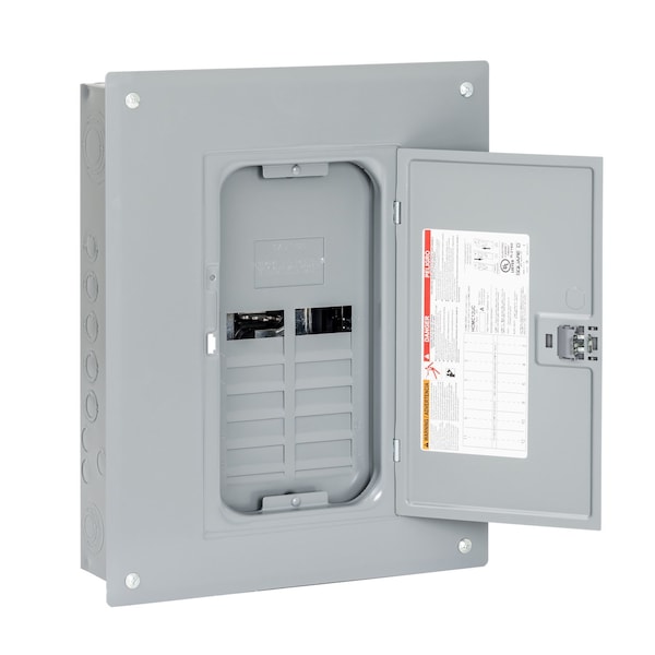 Load Center, HOM, 12 Spaces, 125A, 120/240V AC, PoN Convertible Main Lug, 1 Phase